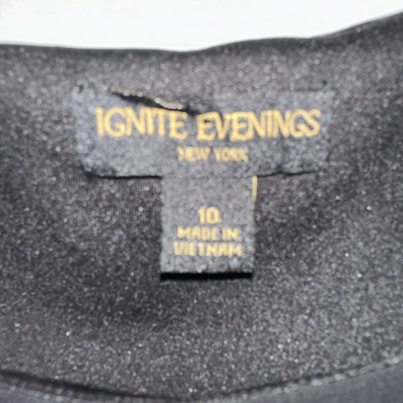 Black Cocktail Dress size 10 - Picture 3 of 3